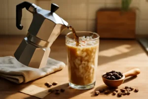 Moka pot: ชง Iced Latte สูตรคาเฟ่เองที่บ้าน (แค่วันละ 50 บาท!)